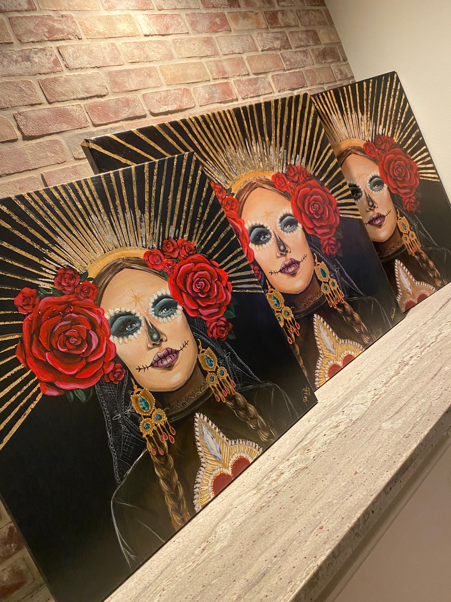 Dia de los Muertos canvas print