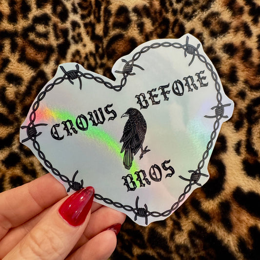 Crows before bros sticker