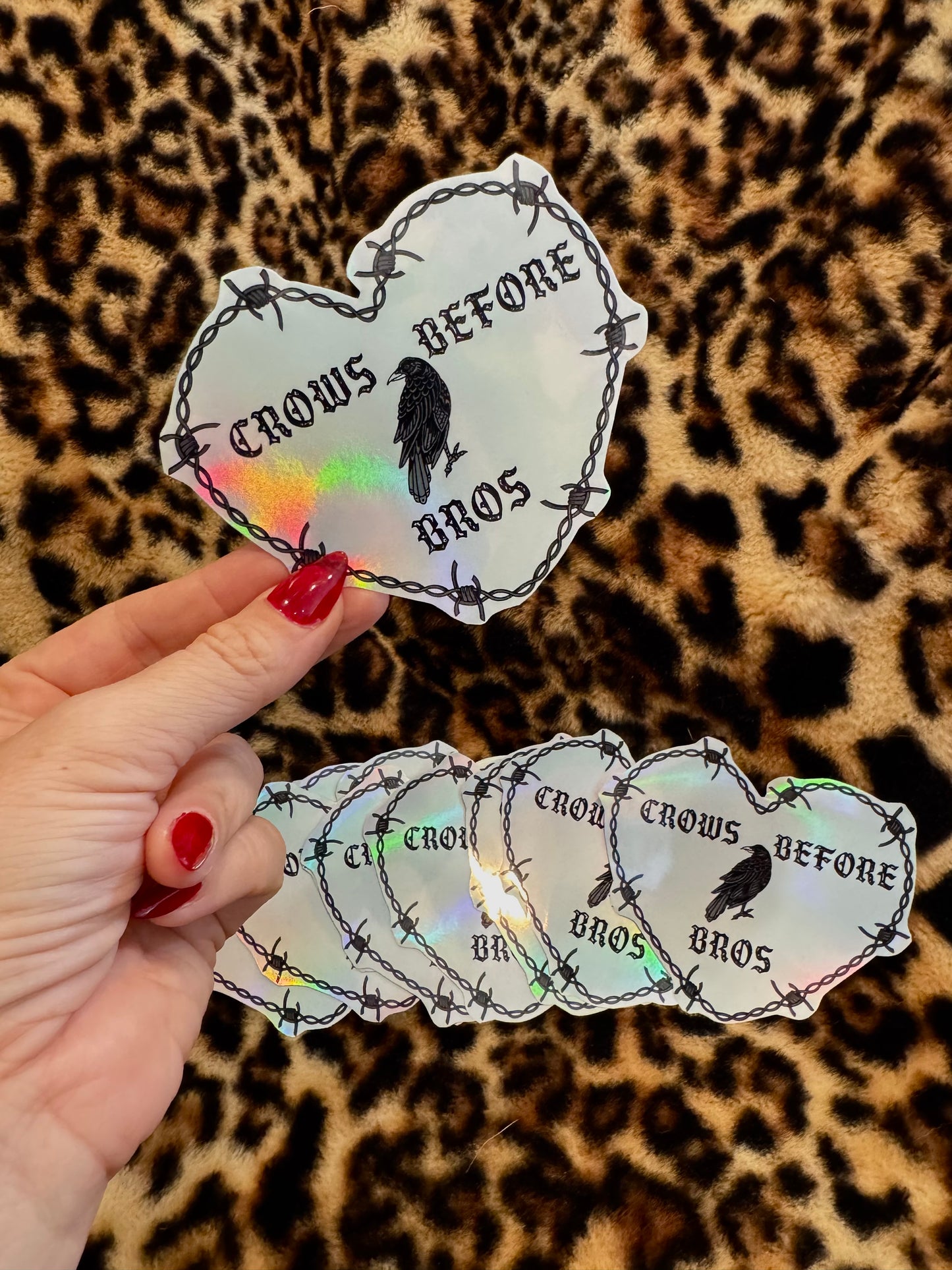 Crows before bros sticker