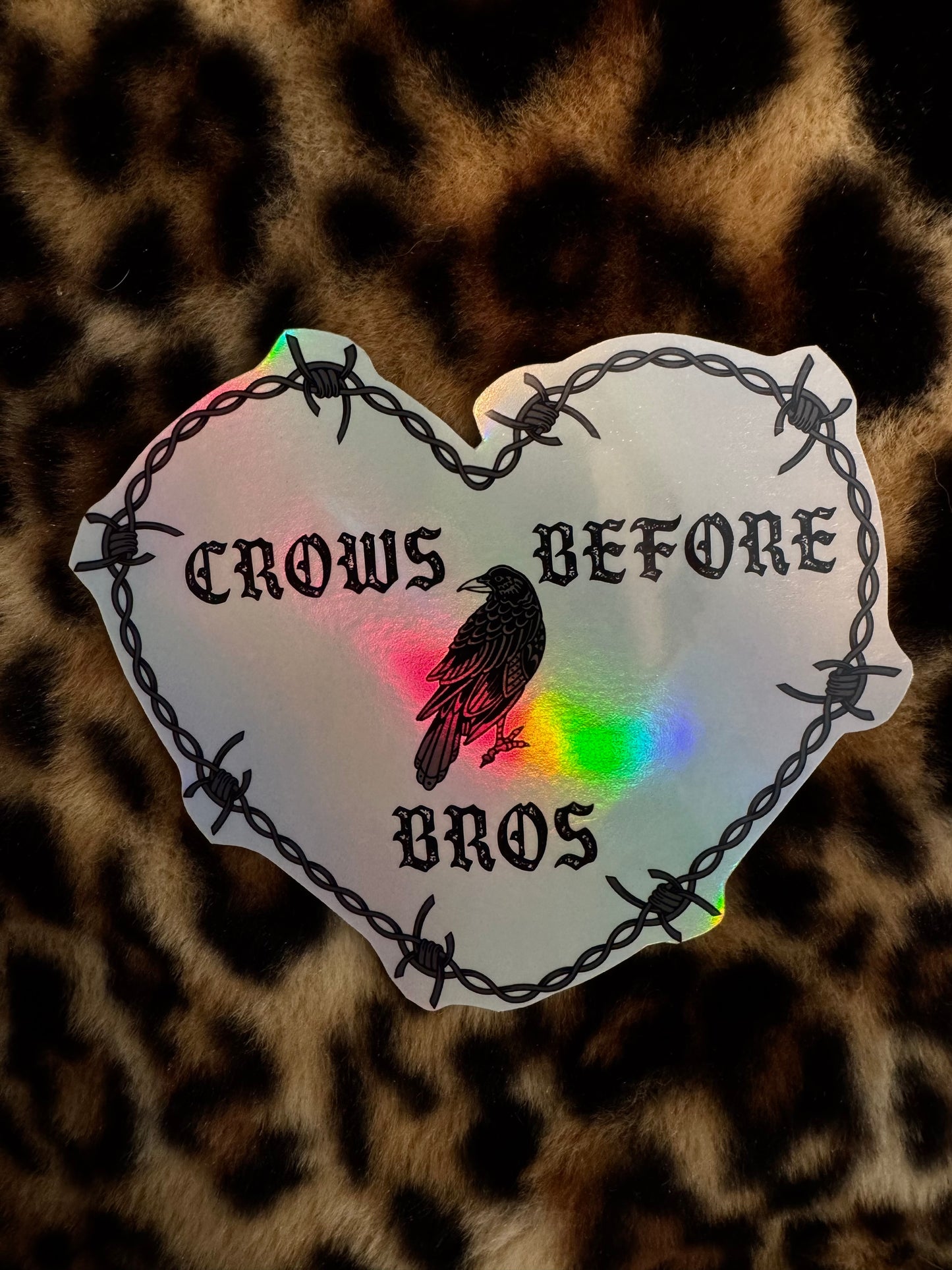 Crows before bros sticker